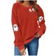 thumbnail image 2 of Heisall Womens Sweatshirts Halloween Print Long Sleeve Round Neck Loose 2025 New Arrival Fashion Casual, 2 of 3