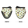 thumbnail image 2 of Pofeuu Funny Avocado In Mexican Clothes Print Thickened Mini Silicone Oven Mitts Heat Resistant, Rubber Oven Mitt Gloves, Finger Pinch Grips, Pot Holder, Silicone Potholder, 2 of 7