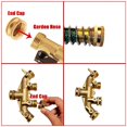 thumbnail image 4 of Mawalde Garden Hose Female End Cap, Brass Spigot Cap with Extra 12 Washers, 3/4 Inch, 4-Pack, 4 of 5