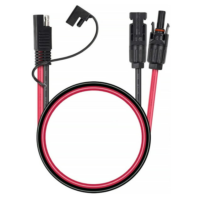 Adaptador de extensión SAE a MC4 Methold convertidor portátil IP67 tapa impermeable a prueba de polvo