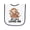 White and Navy, variant on Inktastic My Lola Loves Me Baby Terry Cloth Bib