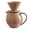 Brown, variant on Classical Ceramic Coffee Dripper With Spacious 830ml Pots Large Capacity Coffee Maker Brewer Set For Multiple Cups