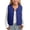 Navy, variant on Padded Vest for Kids Sleeveless Warm Thermal Loose Casual Solid Color Trendy Jackets Winter Going out Tops