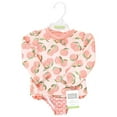 thumbnail image 2 of Hudson Baby Girls Swim Rashguard Set, Pink Peach, 2T, 2 of 4