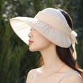 thumbnail image 4 of Fgnfyis Ladies Fairy Velvet Beret Summer Lightweight Breathable Sun Elegant Hollow Top Design Beige M, 4 of 6
