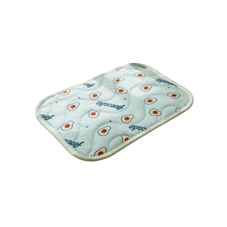 Cinvoph Summer Cat Cooling Bed Ice Feeling Sleeping Mat Breathable Non Slip Cushion Portable Nest Pad for Dogs Cats Indoor Floor Sofa 24 x20 Green