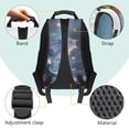 thumbnail image 4 of Pzuqiu Floral Dragon Kids Backpack for Ages 6-18 K-12 Students Large Capacity Lightweight Adjustable Straps 17 Inch Elementary School Backpack for Back to School Daily Use, 4 of 7