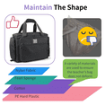 thumbnail image 5 of BatlFrist Rolling Teacher Bag with Five 360-Degree Swivel Wheels,Teacher Tote Bag with Detachable Trolley,Using YKK zipers,Fits for 15.6" Laptop (Black), 5 of 6