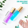 thumbnail image 2 of Spray Bottles Zhehao, atomizador de perfume de vidrio transparente, 50 unidades, 5 ml, 2 of 7