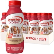 Premier Protein Shake, Cinnamon Roll, 30g Protein, 11.5 fl oz, 12 Ct