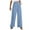 Sky Blue, variant on Kovlvoll Work Pants Women Wide Leg High Waisted Slacks Business Office Dress Casual Pant with Pockets