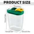 thumbnail image 3 of Airtight Dry Food Storage Container W/ Measured Pour Spout | Clear Pantry Cereal Flour Rice Grain Dispenser Canister for Kitchen & Restaurant, PRYESS, 3 of 7
