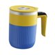 thumbnail image 4 of Taza de café con agitador automático Taza con agitador automático con tapa y asa Accesorio Mezclador eléctrico para otras bebidas Senderismo Viajes Amarillo Azul, 4 of 8