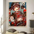 thumbnail image 3 of Póster de lienzo de Hanako-kun, arte de pared, decoración, juego, figura de rol de anime japonés, bondage en el suelo, Hanako-kun, 3 of 5