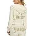 thumbnail image 2 of JUICY COUTURE Women's Studded-Back Velour Bling Cropped Jacket Gold $159 B4HP (XLarge), 2 of 3