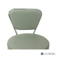 thumbnail image 6 of Madison and Park Dayton Short Stool Adjustable 13" to 15" Low Rolling Chair with Backrest, Storm Grey - N/A, 6 of 8