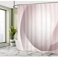 thumbnail image 4 of Ambesonne Modern Shower Curtain, Colorful Twist Lines Print, 69"Wx75"L, Dried Rose, 4 of 4