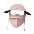 thumbnail image 1 of Mascarilla facial de verano multifuncional con protección solar para correr y montar a caballo. rosa, 1 of 9