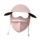 thumbnail image 1 of Mascarilla facial de verano multifuncional con protección solar para correr y montar a caballo. rosa, 1 of 9