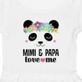 thumbnail image 4 of Inktastic Mimi and Papa Granddaughter Panda Girls Toddler Dress, 4 of 5