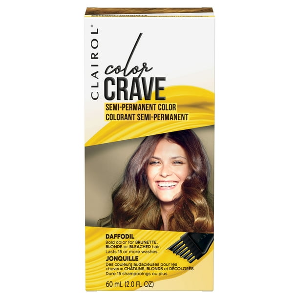 Clairol Color Crave Semi Permanent Hair Color Daffodil Walmart Com Walmart Com