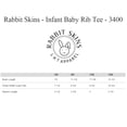 thumbnail image 2 of Rabbit Skins | Baby Rib Tee, Crew Neck Short Sleeve | 5 oz, 100% Combed Ring-Spun Cotton, Bulk Color, Pack- 9, Size-6M, 2 of 5