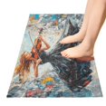 thumbnail image 5 of Haosy Beautiful Woman Play Violin Bathroom Rugs Non Slip Absorbent Soft Plush Quick Dry Bath Mat, 39"x20", 5 of 8