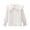 Silver, variant on Toddler Girl's Floral Eyelet Button Up Blouse Ruffle Collared Boho Chic Tops Clear,5-6 Years