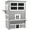 Gray, variant on Barara King Cat Kennel Condo Shelter, Cat House,Cat House, Outdoor 3-Tier Kitty Shelter, Weather Resistant, w/ Escape Door