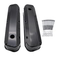 thumbnail image 1 of Cubierta de válvula alta de aluminio, accesorios profesionales negros con tornillos, juego de cubierta de válvula alta Compatible para 302 351W, 2, 1 of 8