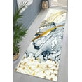 thumbnail image 4 of Gray Marble Rugs, Luxury Rugs, Bedroom Rugs, Gray Marble Rug, Salon Decor Rug, Alcohol Ink Rug, Gray And Gold Marble Rugs, Kitchen Rugs, 3.3'x5' - 100x150 cm, 4 of 8