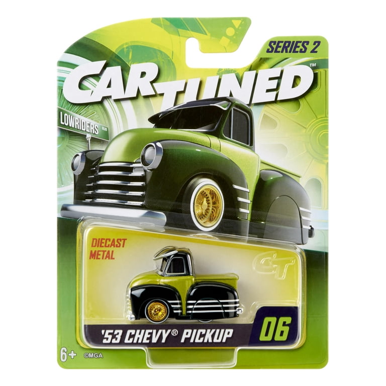 ミニカー 1953 CHEVROLET PICKUP TRUCK 1953 Chevrolet 3100 Pickup Truck Light Green and Gold