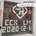 thumbnail image 6 of Muzilife 8x8 inch Wood Shadow Box Picture Frame Home Decor with Linen Board Deep Glass Display Case, White, 6 of 7