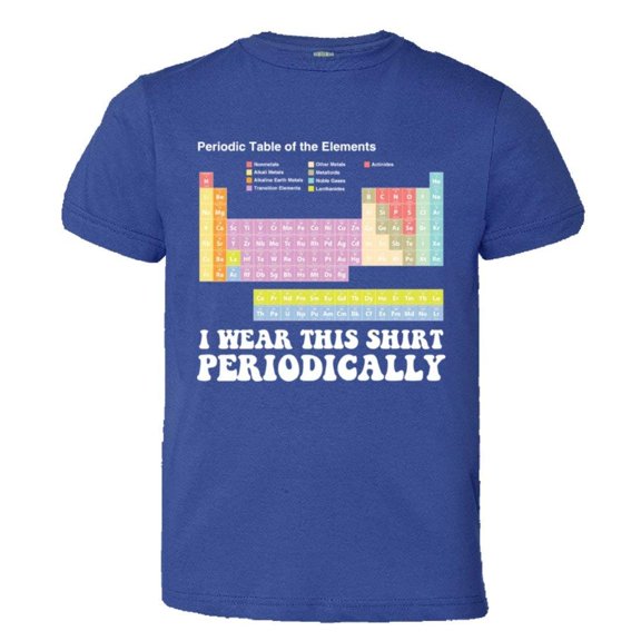 PleaseMeTees™ Youth I Wear This Thirt Periodically Science Chart HQ Tee
