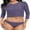 Blue, variant on Women Long Sleeve Swim Shirts Rash Guard Two Piece Swimsuits UPF 50+