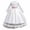 /c105White244, variant on WEIGFI Toddler Kid Girls Dress Performance Ball Gown Formal Dressy Solid Color Long Sleeves Crew Neck Princess Lace Tiered Wedding Graduation Elegant Cute Photo Sundress,Beige,4-5 Years