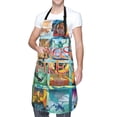 thumbnail image 6 of Dragon Wings Of Fire Kitchen Cooking Aprons Adjustable Waterproof Apron Bib Apron with 2 Pockets for Men Women Chef, 6 of 7