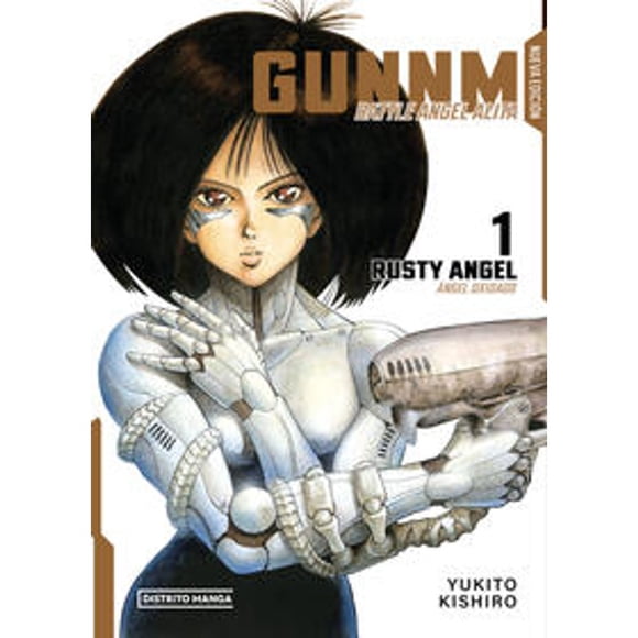 Libro Gunnm: Battle Angel Alita 1 Tapa Blanda, Autor Yukito Kishiro, Editorial Distrito Manga