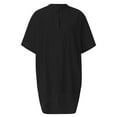 thumbnail image 3 of T-shirt à Manches Courtes Femmes Mode Été Décontracté en Vrac Col en V Manches Courtes Tops Blouse, 3 of 6