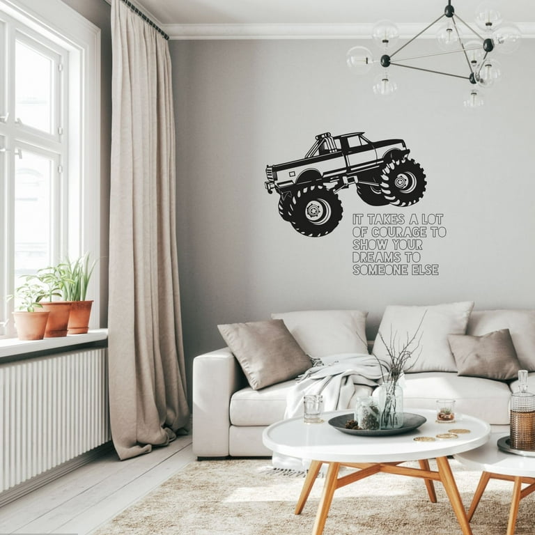 Car Wall Decor Decals Boys Bedroom