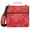 Hand Drawn Maple Leaves, variant on 3 Ring Zipper Binder with Shoulder Strap Waterproof Trapper Keeper 1.5 Inch D-Ring 500 Sheets Capacity Soft Color Leopard Print