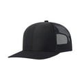 thumbnail image 2 of Black Adult Chill Baseball Cap, Breathable Mesh Cap cotton Soft Unconstructed Plain Blank Adjustable Size Dad Hat M, 2 of 3