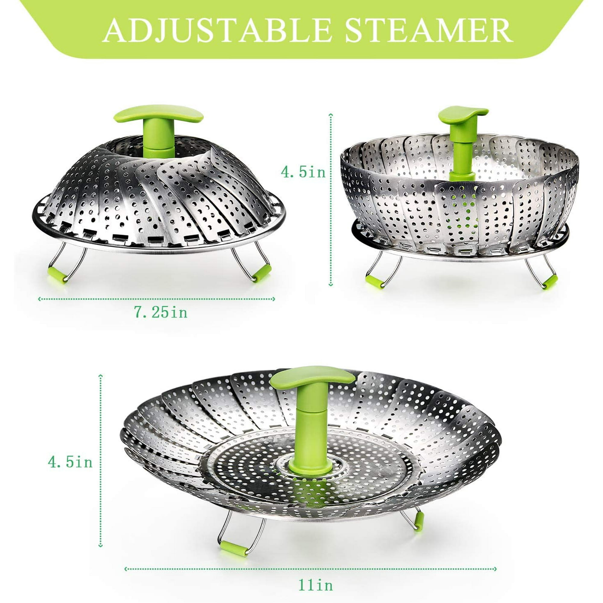 Greswe Accessories For Instant Pot Set 5 6 8 Qt Pressure Cooker Accessories Set With Steamer Basket eggshell Cutter egg Rack egg Bites Mold non Stic