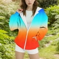 thumbnail image 2 of Lopecy-Sta Long Sleeve Jacket for Kids Gradient Print Zip Up Hoodies Long Sleeve Hooded Sweatshirt Jacket with Pocket, 2 of 5