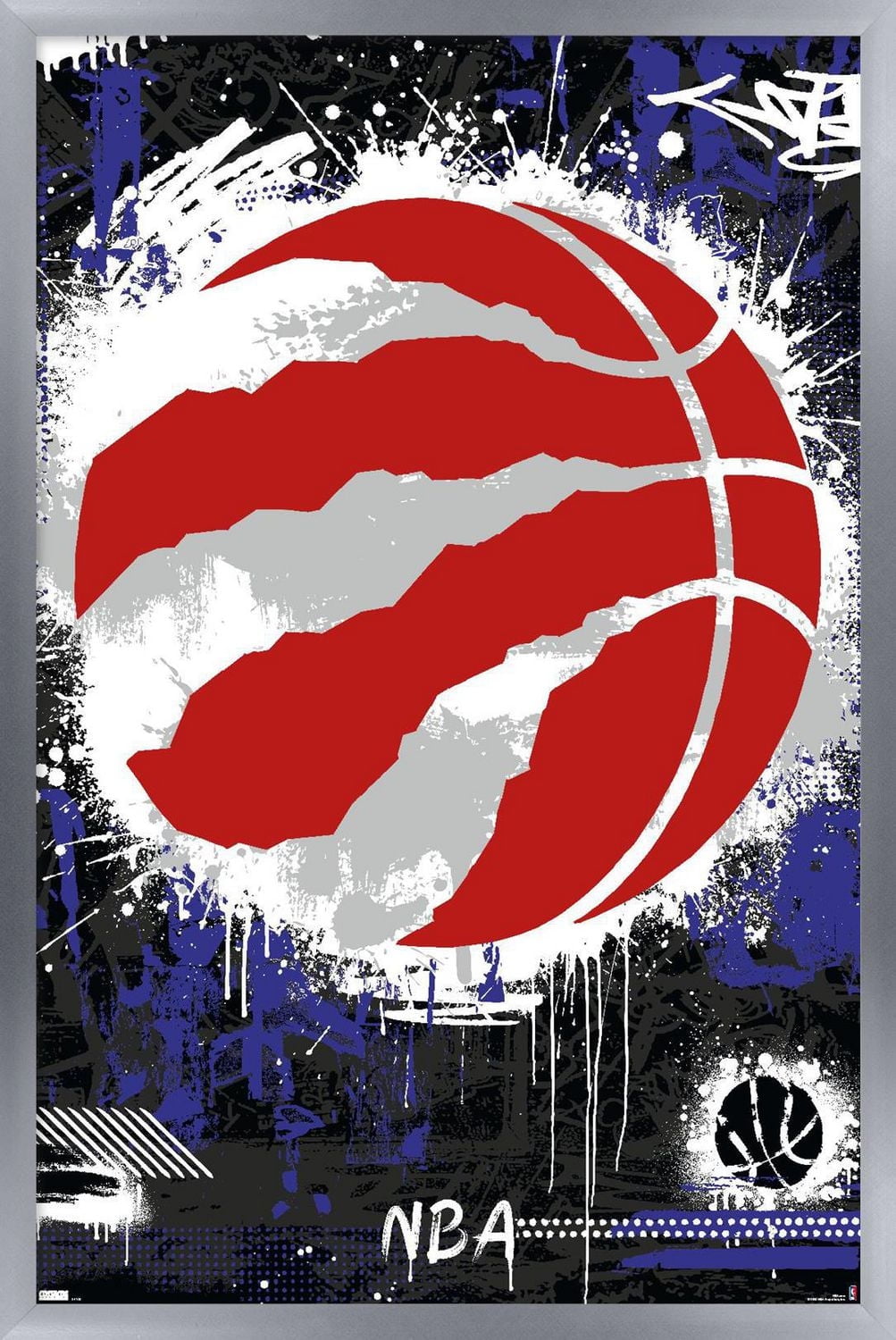 NBA Toronto Raptors - Maximalist Logo 23 Wall Poster