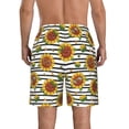 thumbnail image 3 of Naloa Cute Sunflowers Men's Beach Shorts, Surfing shorts, Swim trunks, Quick Dry Swim Trunks for Surfing Beach Fun - XX-Large, 3 of 9