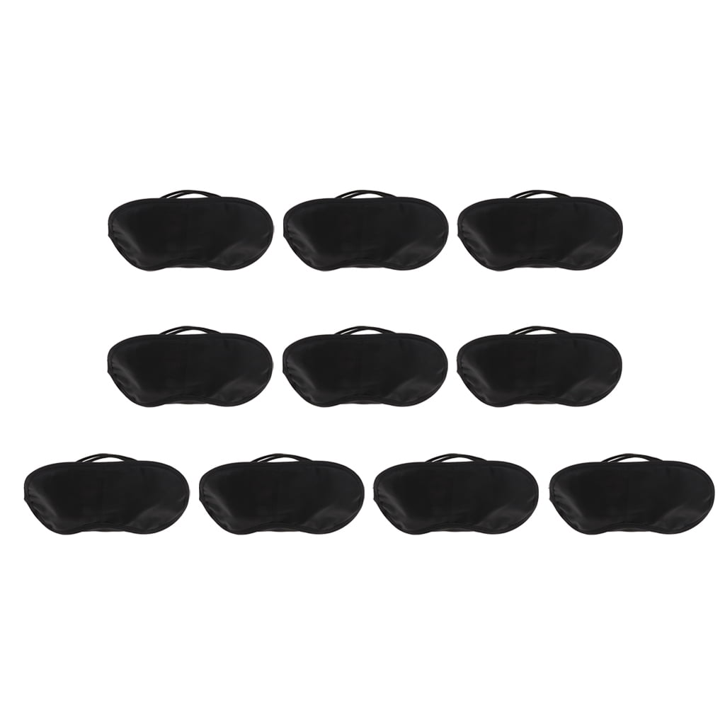 10 Pcs Yeux Noirs Endormis - Patch Anti-Lumière et Confortable