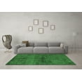 thumbnail image 3 of Ahgly Company Indoor Round Persian Emerald Green Bohemian Area Rugs, 4' Round, 3 of 4