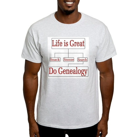CafePress - Do Genealogy Char T Shirt - Men's Classic Graphic T-Shirt
