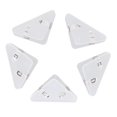 thumbnail image 5 of uds Clips de papel herramienta de fijación duradera portátil Triangular para documentos de notas de papel de prueba transparente, 5 of 5